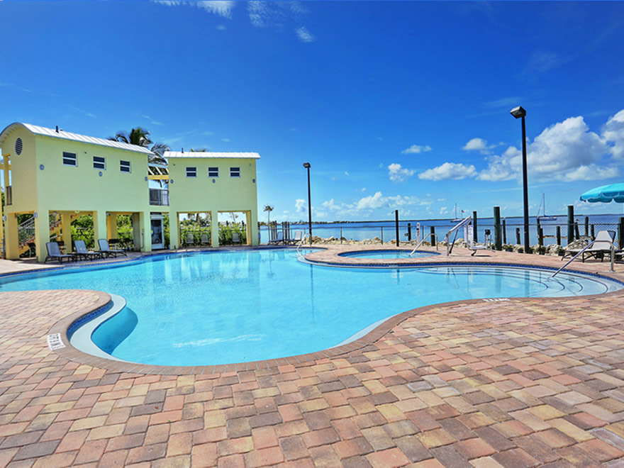 Keys Palms RV Resort Pool area.